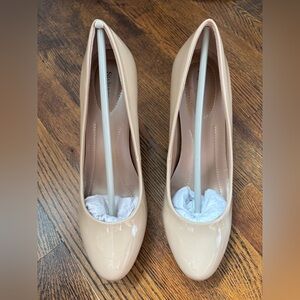 Style & Co. Nude Patent Leather Heels
